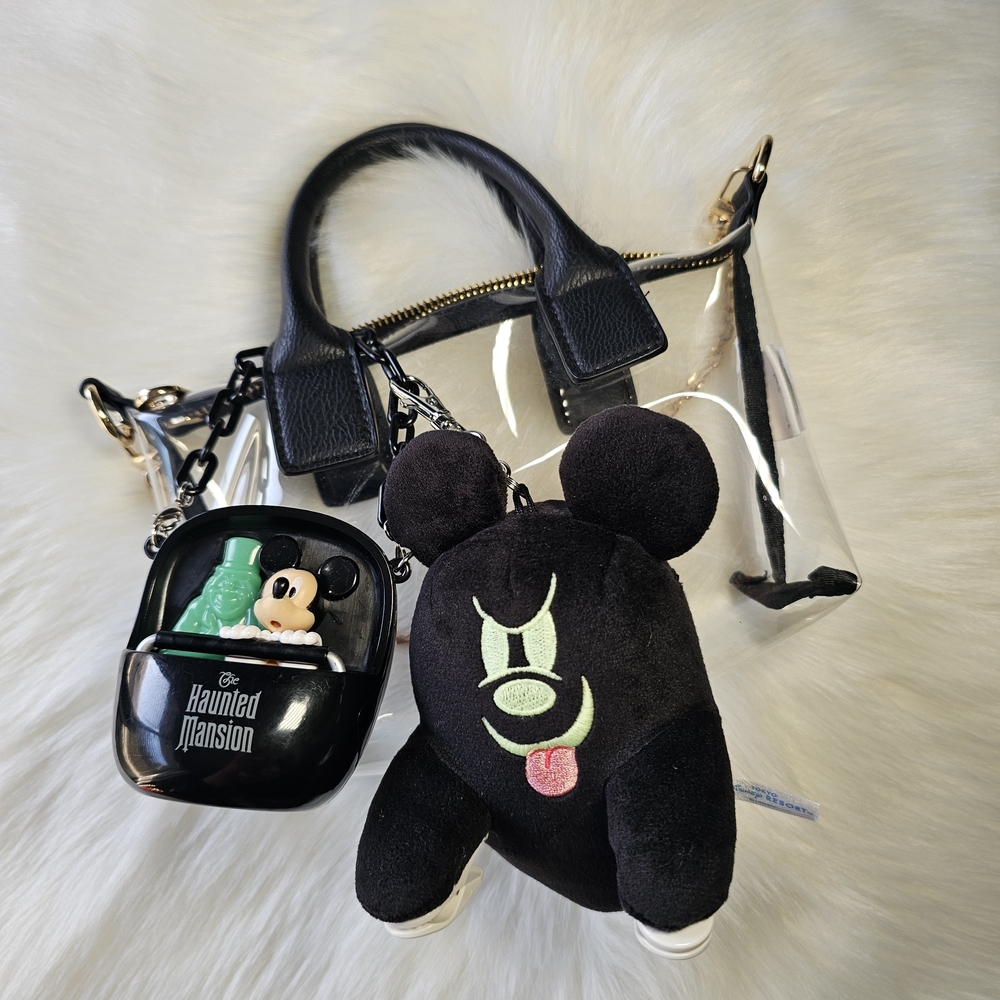 Tokyo Disney Mickey Ghost Plush Keychain